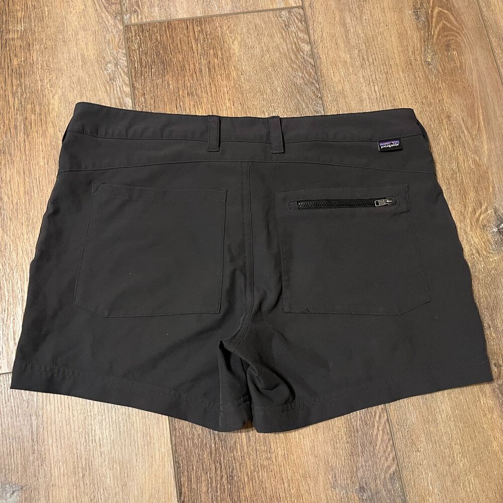Patagonia Happy Hike Women's Shorts, Black/Graphite, Size 4 - Picture 2 of 8